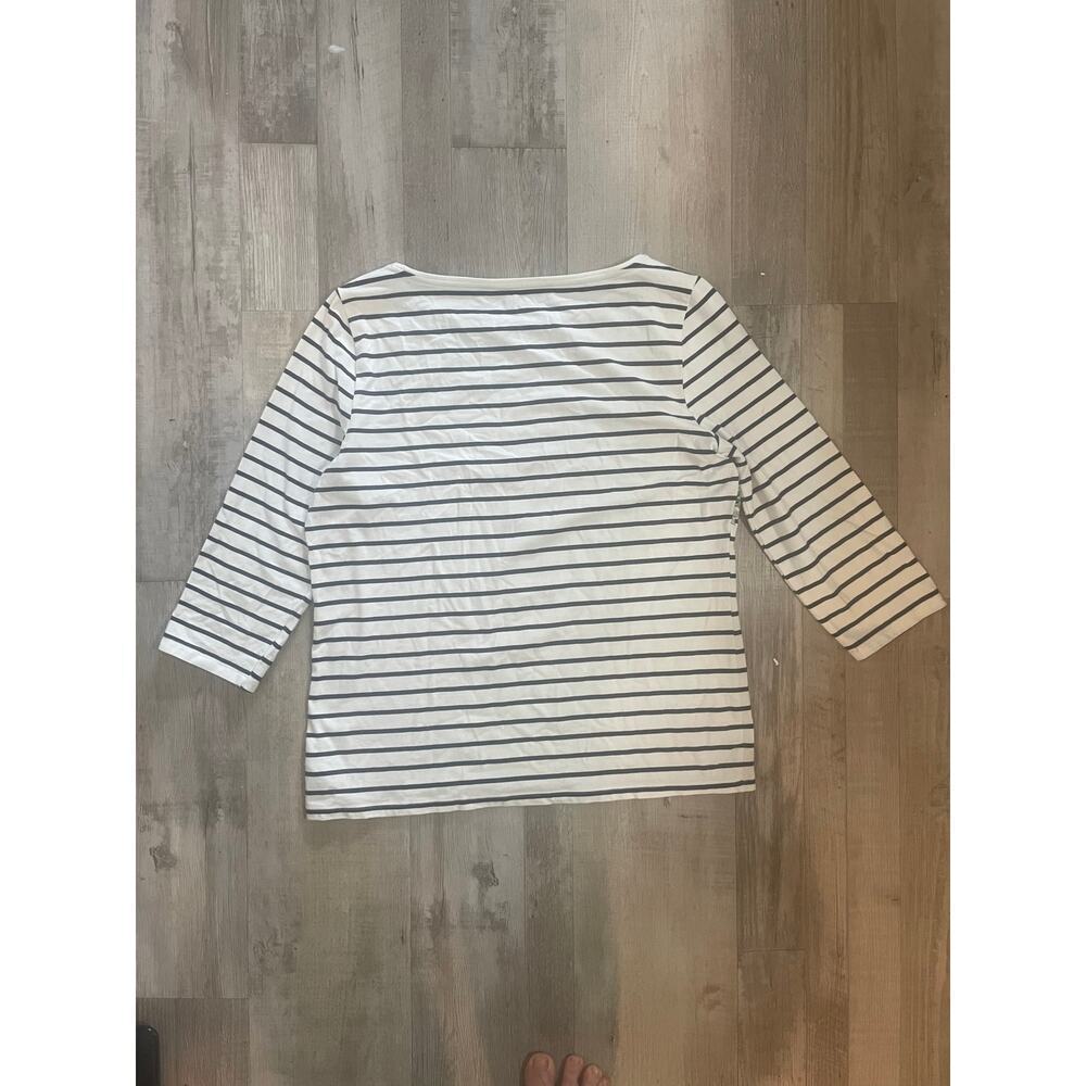 Talbots classic 3/4 length tshirt. Size Large Petitie - Picture 11 of 12